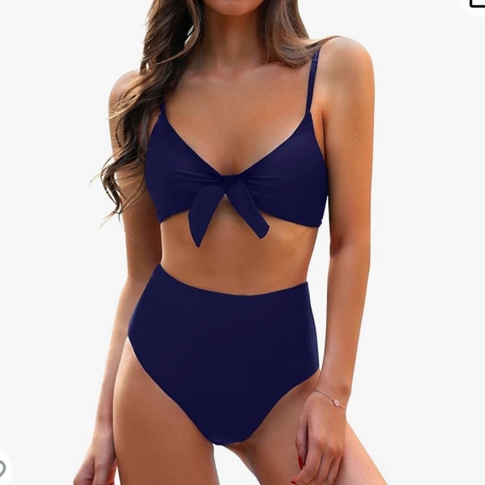 Blooming Jelly L Navy Bikini